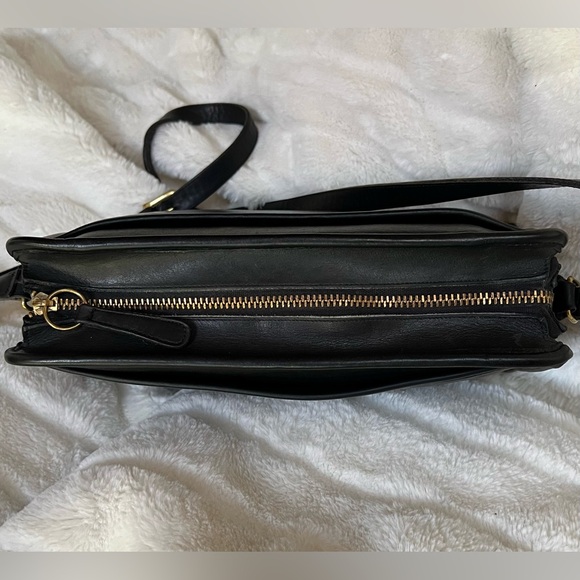 Vintage Coach Swagger Bag black Made in United States 1970s - Picture 7 of 15